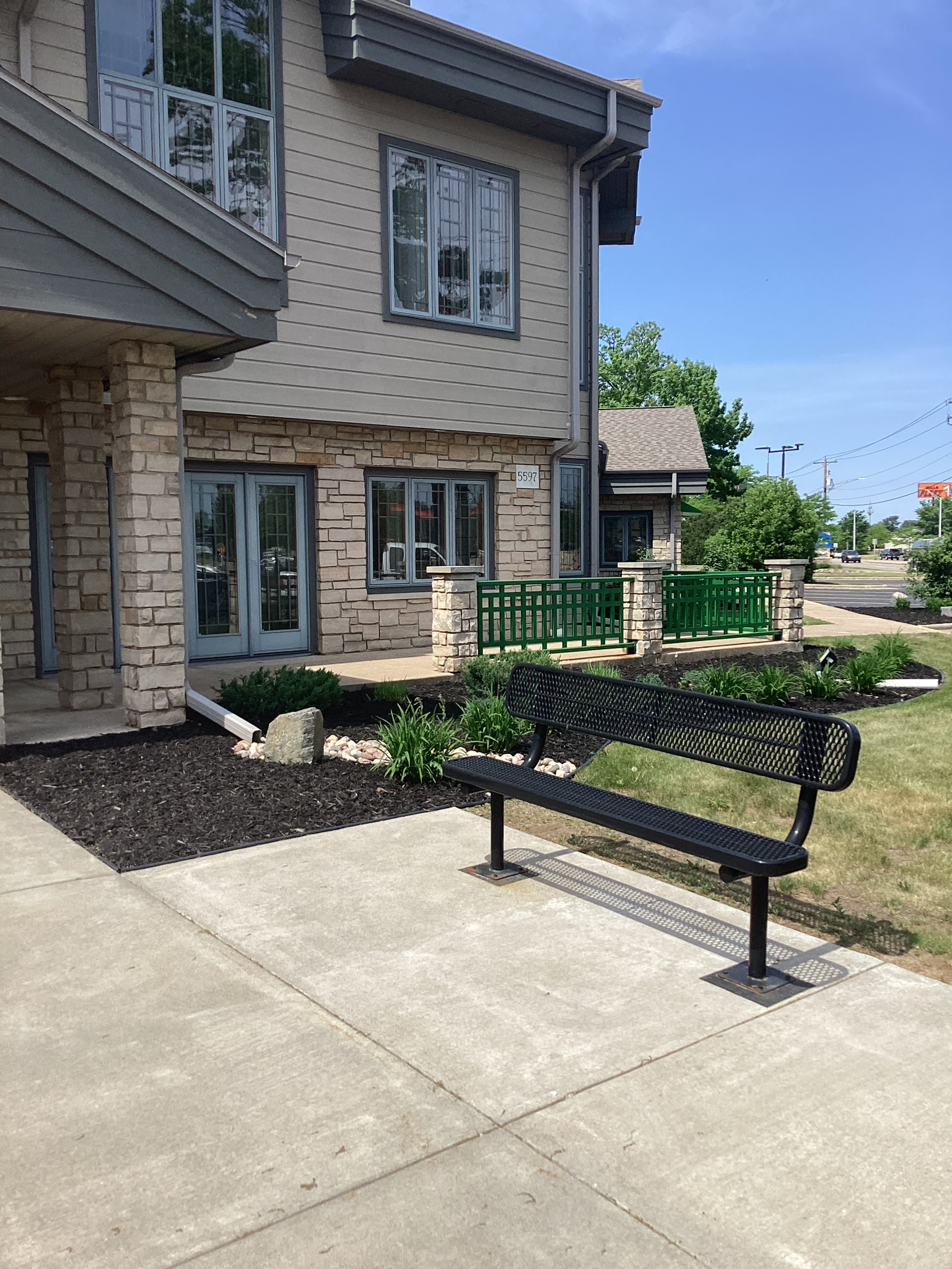 Completed landscape project by Wisconsin Rapids Landscaping