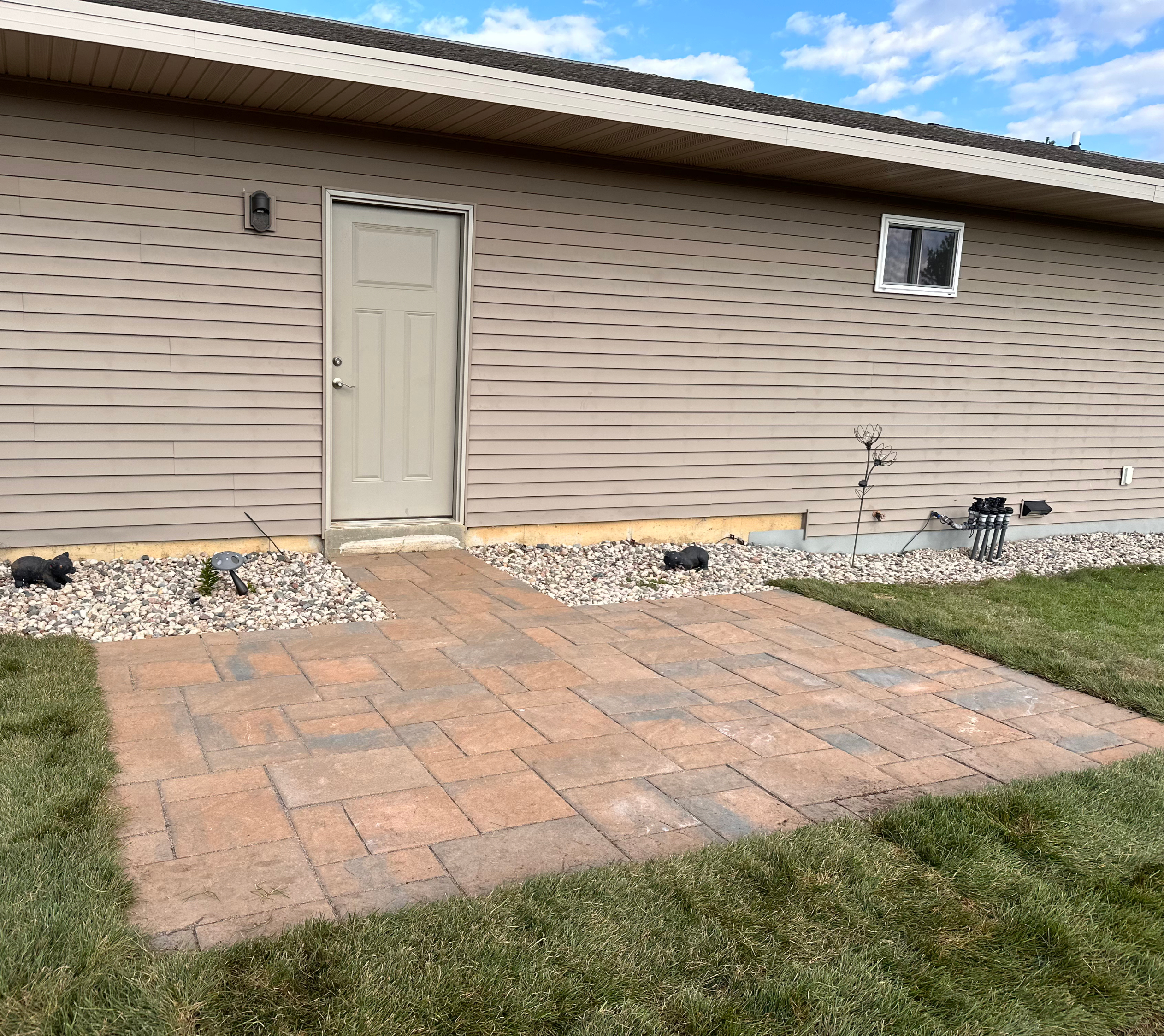 Paver patio and hardscape work by Wisconsin Rapids Landscaping